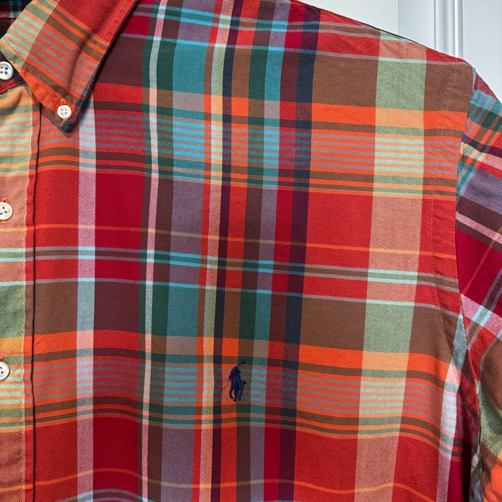 Polo Ralph Lauren Multicolor Long Sleeve Button-down Plaid Shirt - 3XLT